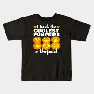 Coolest Pumpkins in the Patch Kids T-Shirt